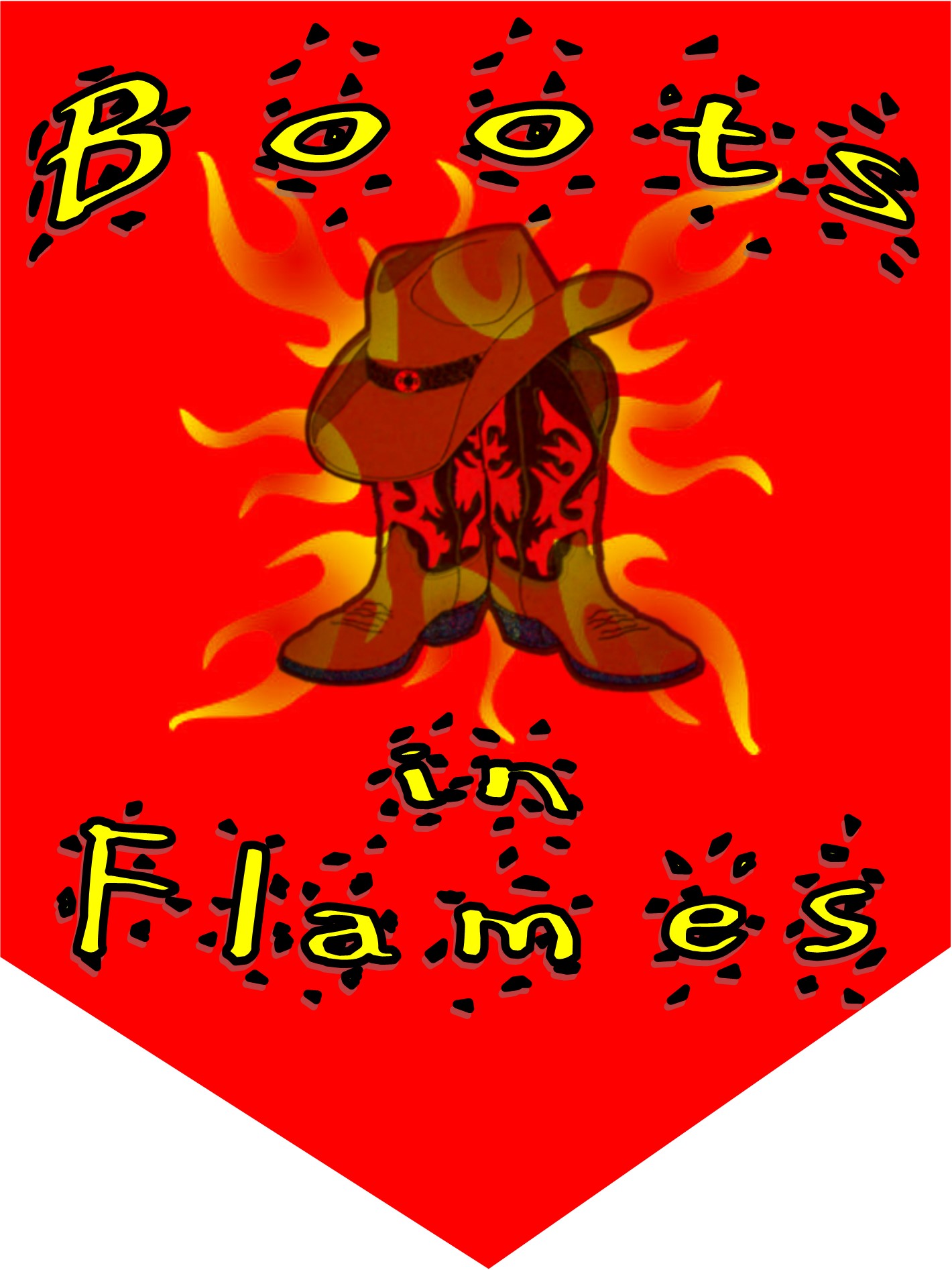 BootsInFlames-WimpelRot